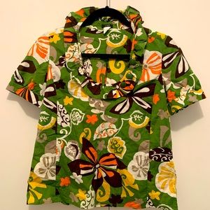 EUC! J crew floral top